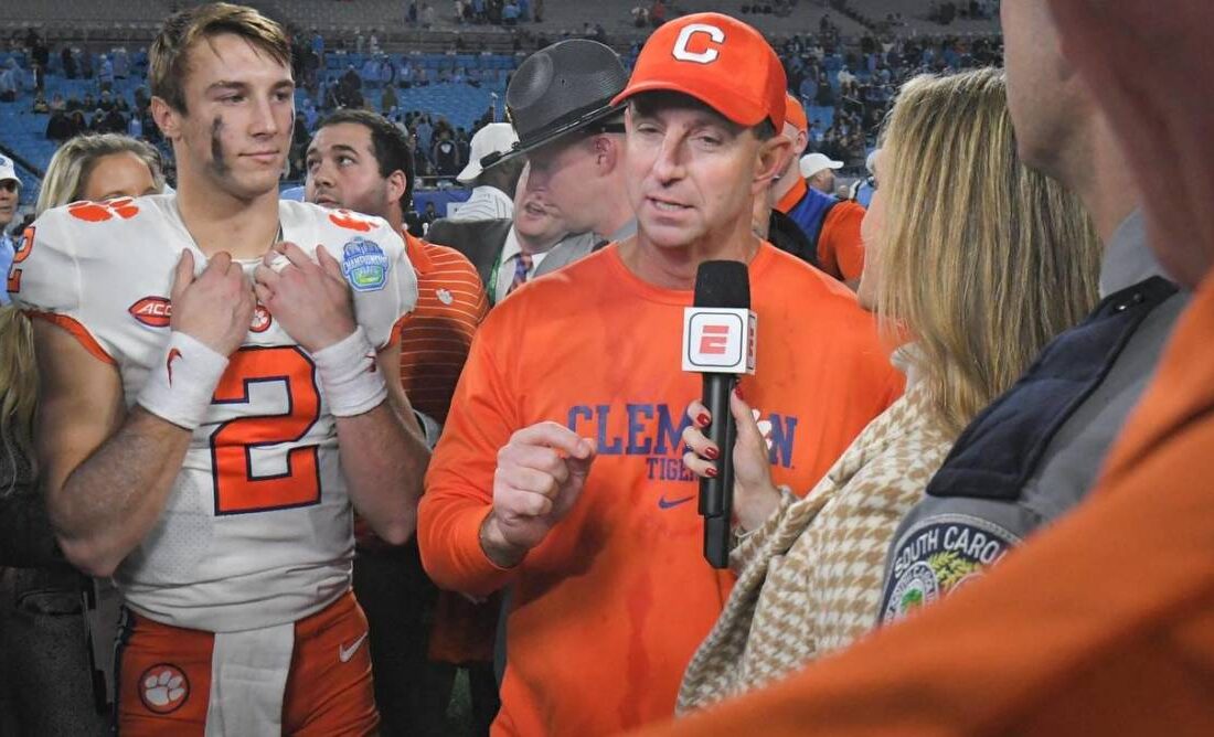 Clemson’s Dabo Swinney می گوید QB Cade Klubnik برای شروع Orange Bowl