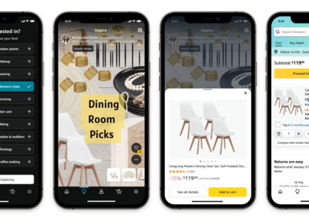 آمازون Inspire را راه‌اندازی کرد، یک فید خرید مشابه TikTok که هم از عکس‌ها و هم ویدیوها پشتیبانی می‌کند