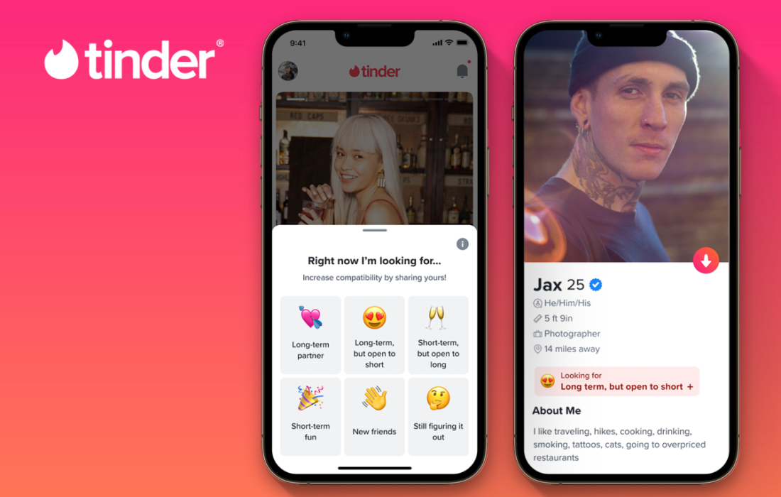 Tinder «اهداف رابطه» را راه‌اندازی می‌کند تا از برنامه دوستیابی خواهر هنج پیروی کند