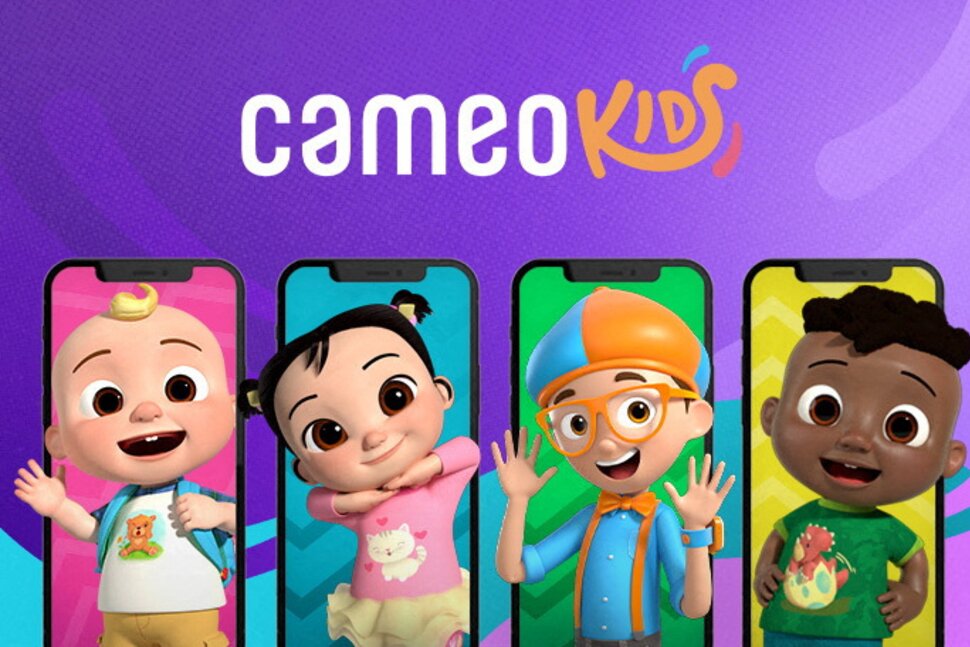 Cameo اکنون ویدیوهای شخصی سازی شده برای کودکان را از CoComelon، Blippi، Thomas the Tank Engine ارائه می دهد