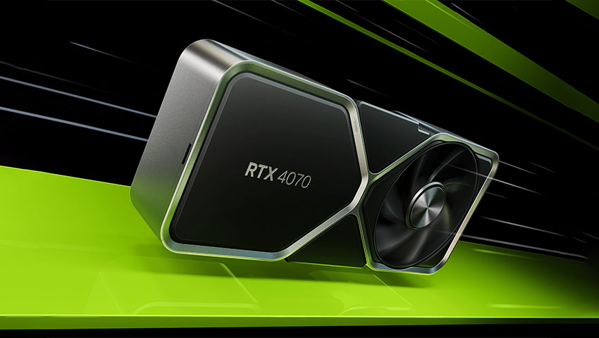 GeForce RTX 4070 معرفی شد.  ارزان ترین کارت گرافیک انویدیا سری 40