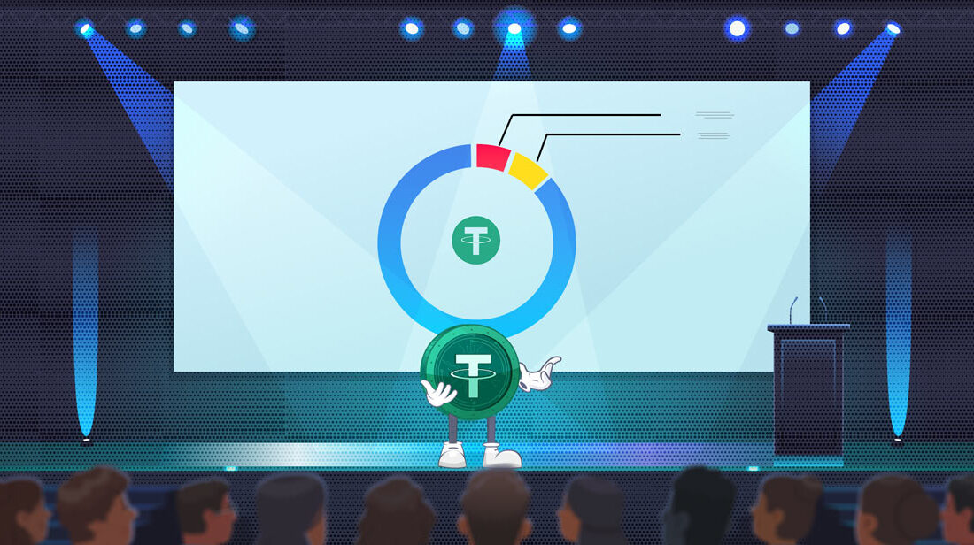 بیت کوین و طلا 6 درصد از ذخایر پشتوانه تتر را تشکیل می دهند