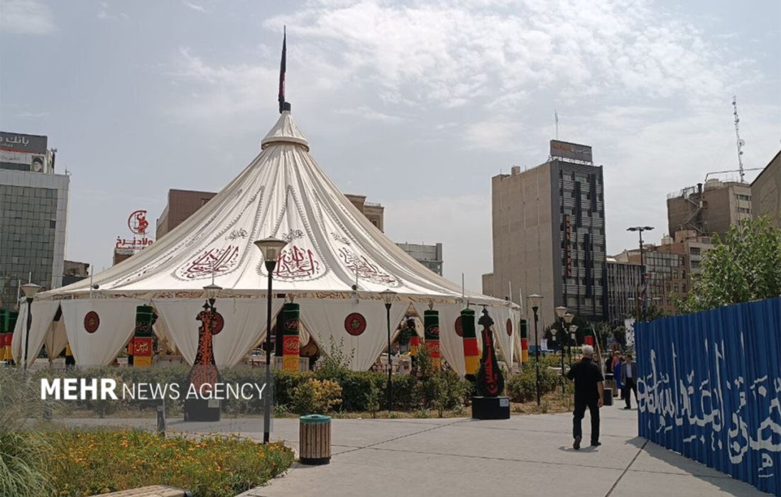 در این «چادر» مهمانی رنگ و آیینه است/ ساخت «ظل جناح» با آینه کاری – خبرگزاری مهر |  اخبار ایران و جهان