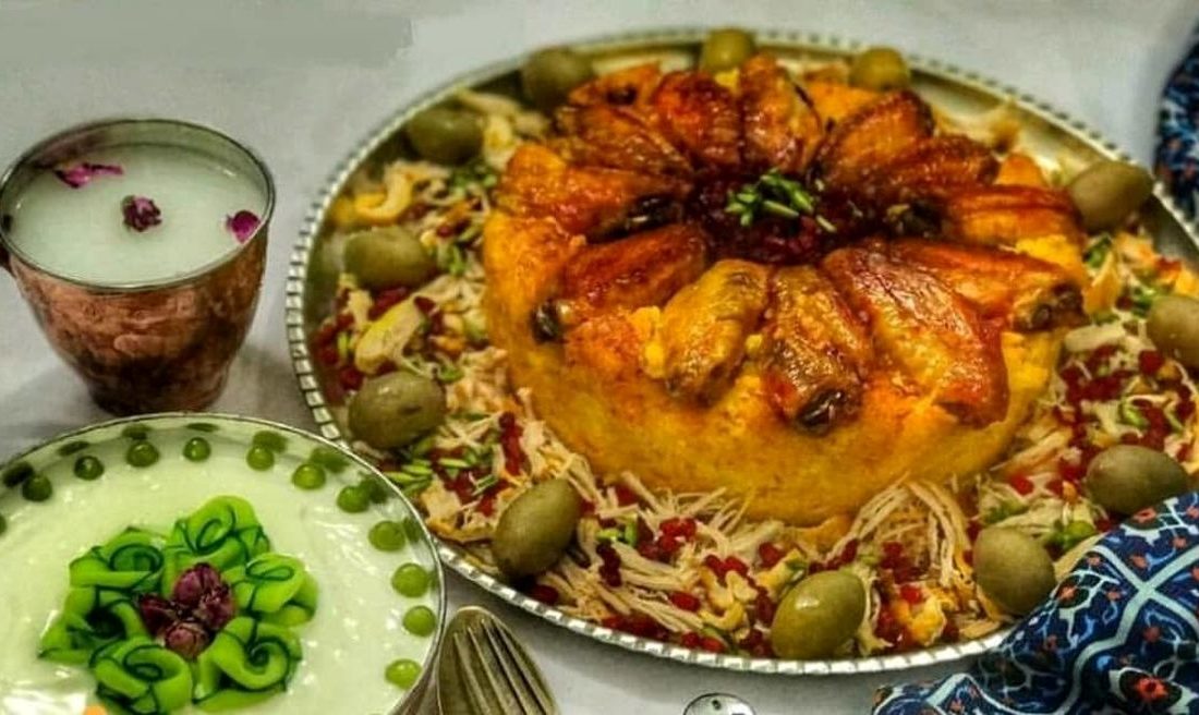 طرز تهیه ته‌انداز مرغ با شوید؛ شیک و مجلسی