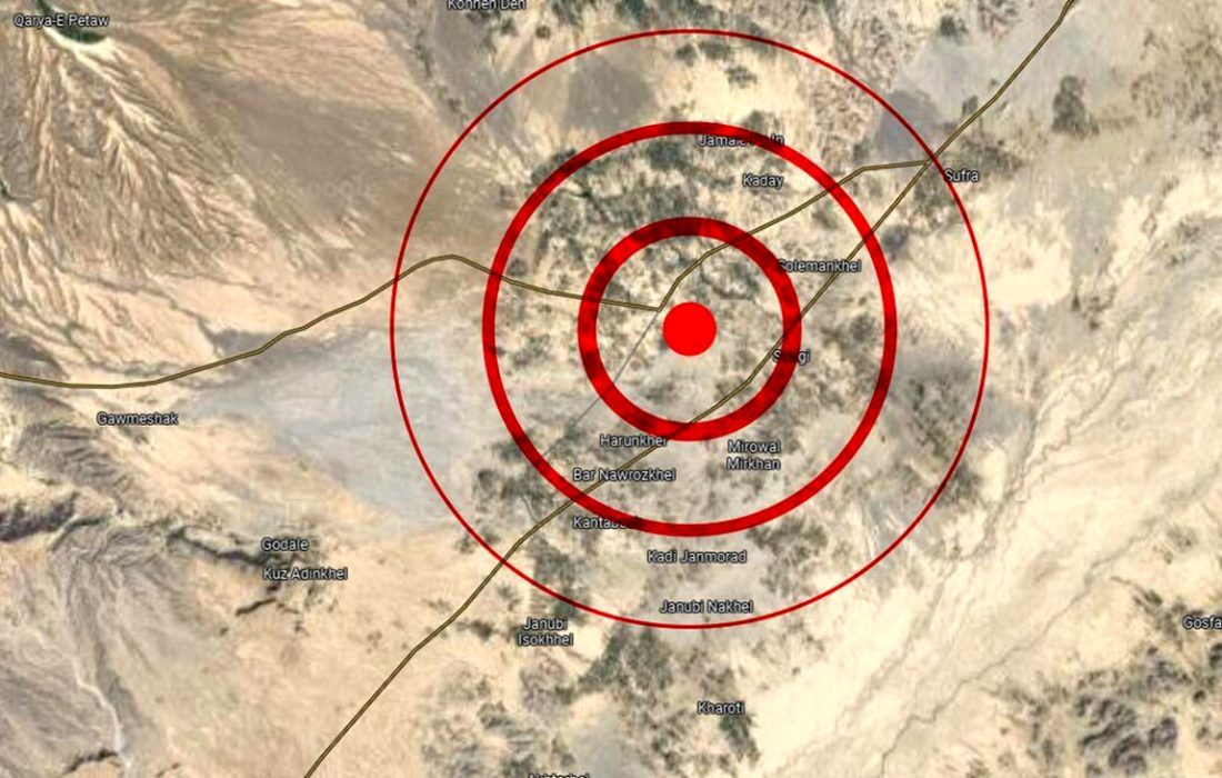 تحریک گسل درونه ایران بعد از زلزله ۶.۳ افغانستان