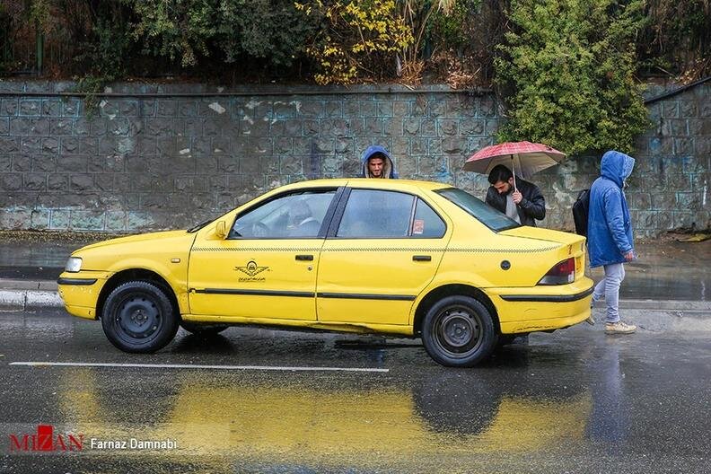 مجوز سازمان تاکسیرانی برای افزایش 10 تا 15 درصدی کرایه ها در روزهای بارانی