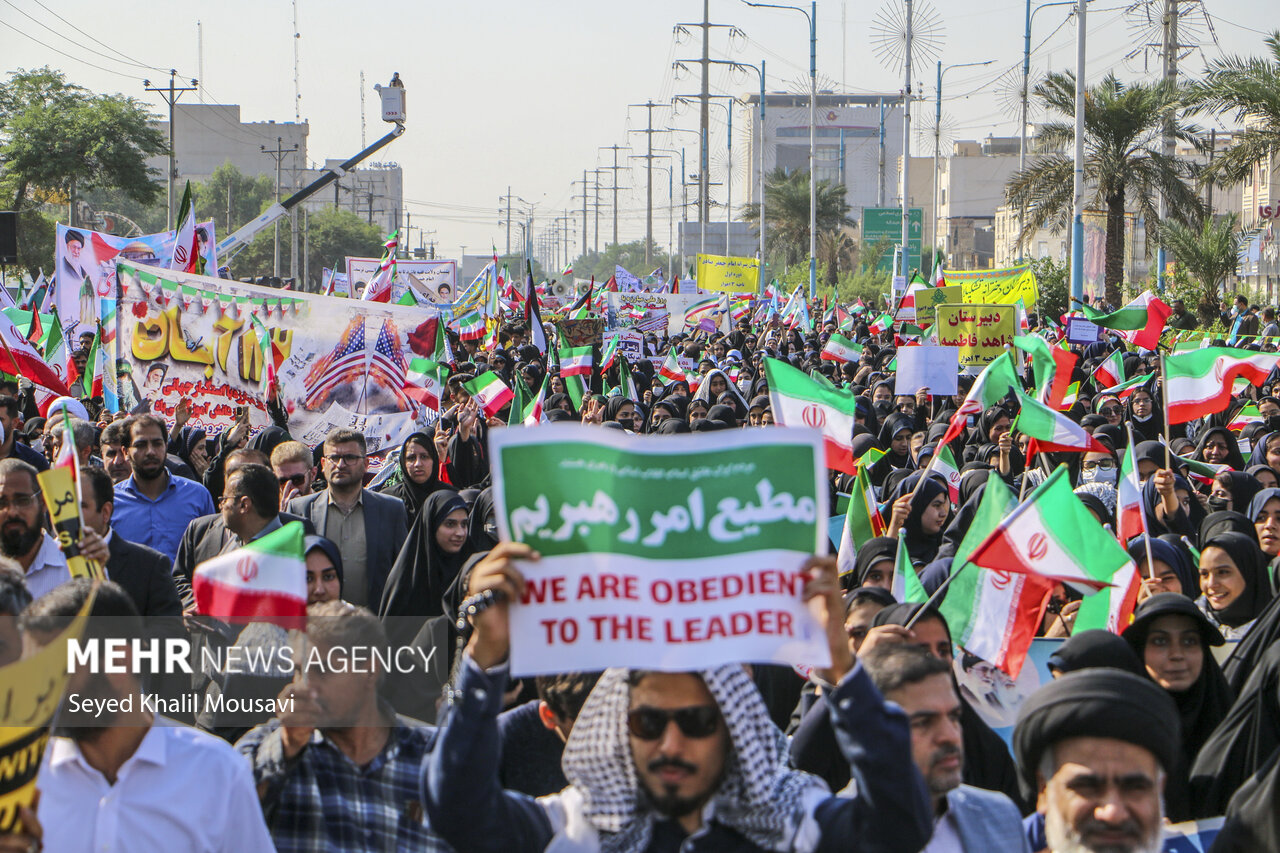 اعلام مسیرهای تجمع و راهپیمایی در شهرهای خوزستان در حمایت از غزه – خبرگزاری مهر ایران و جهان نیوز