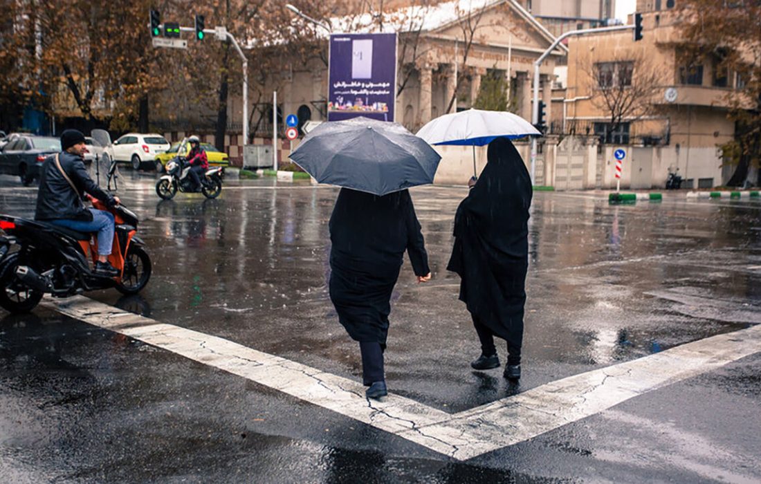 بارش پراکنده در تهران/ پیش بینی وزش باد شدید