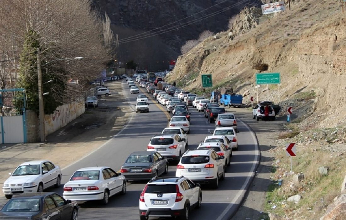 وزش باد شدید در مرزن آباد چالوس!