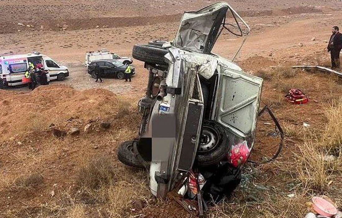 6 مصدوم بر اثر سقوط یک تیر در محور آذرشهر عجب شیر