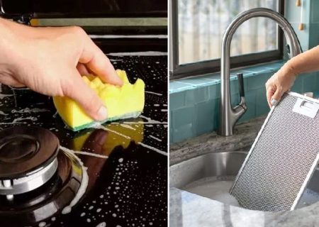 ترفندهایی برای تمیز کردن چربی آشپزخانه / پاک کردن روغن از مبلمان، هود و گاز