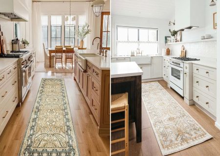 زیباترین فرش مدرن آشپزخانه / هنگام پوست کندن خیار به زیبایی این فرش ها فکر نکنید!