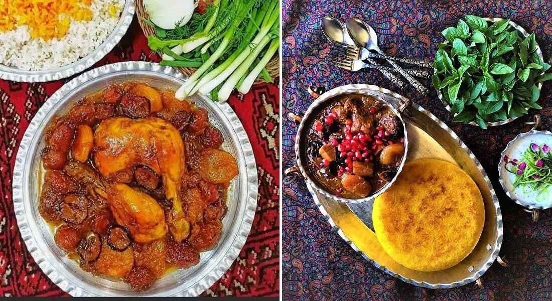 طرز تهیه خورش مرغ با آلو (آلو مسما) / طعم خوشمزه یک غذای اصیل شمالی را امتحان کنید