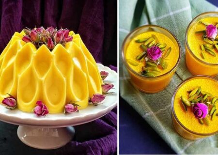 طرز تهیه یک دسر ساده با زعفران / اگر وقت و حوصله کمی دارید این دسر برای شما مناسب است.