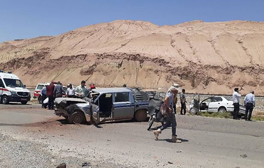 تصادف دو خودرو در محور آرادان – گرمسار هشت مصدوم