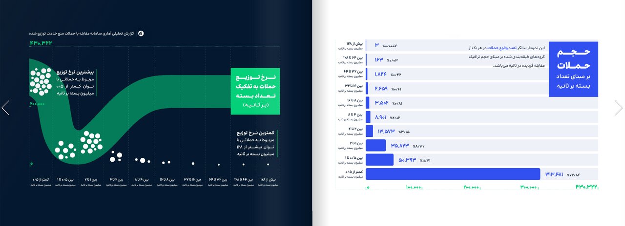 430000 حمله DDoS در 79 مقصد سایبری / ایران رکورددار دفاع سایبری است