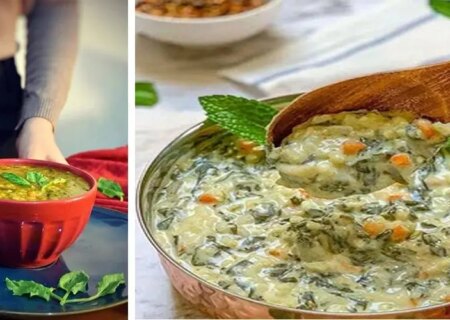 طرز تهیه سوپ اسفناج غنی و خوشمزه / با این دستور یک شام مقوی و بی نظیر تهیه کنید