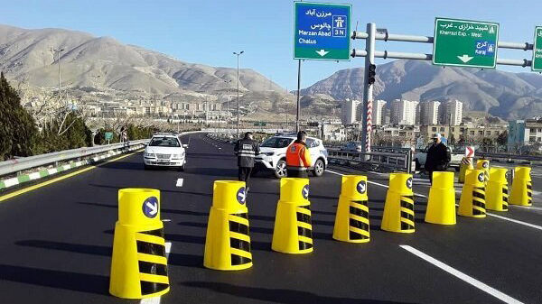 تردد وسایل نقلیه از کرج و تهران – آزادراه شمالی به سمت چالوس ممنوع است