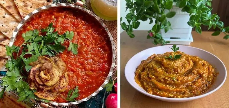 طرز تهیه خاویار بادمجان با طعم زیاد / خیلی سریع و راحت یک غذای عالی درست کنید