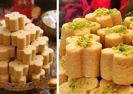 طرز تهیه نخود شیرین / دستور تهیه و اندازه های آسان با لیوان