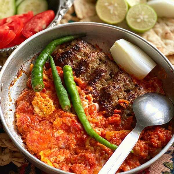 کوبلت طرز تهیه کوبلت دستور خوشمزه املت کوبلت با کباب کوبیده