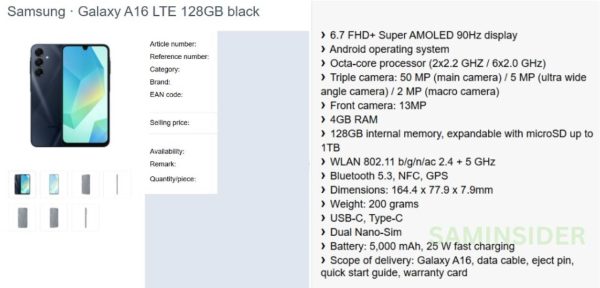 گلکسی A16 4G