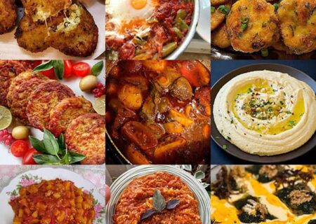 لیست طرز تهیه غذاهای لذیذ نونی برای شام و ناهار.