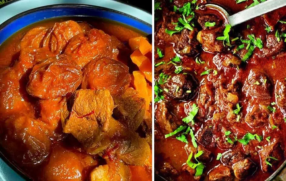 طرز تهیه خورش آلو با تکه های گوشت / بهترین طعمی که از یک خورش انتظار دارید