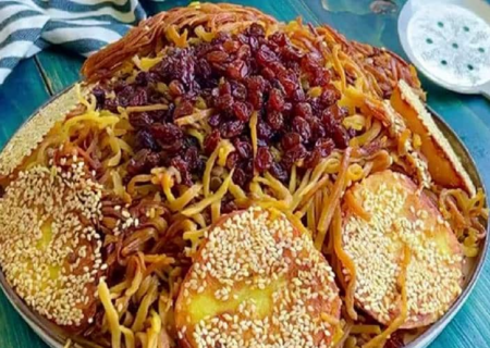 طرز تهیه نودل اچینگ; غذاهای سنتی و خوشمزه آذربایجانی ها (فیلم)